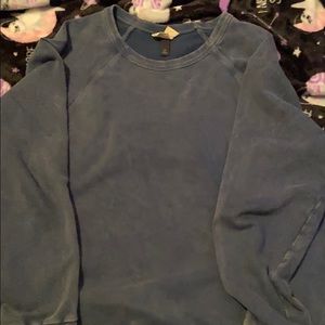 Faded blue crewneck